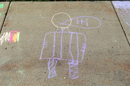 Stick Figure with a Jacket